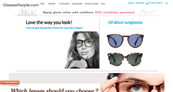 Desktop Screenshot of glassespeople.com